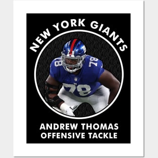 ANDREW THOMAS - OT - NEW YORK GIANTS Posters and Art